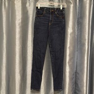 American Eagle Outfitters Blue Jeggings Sleek Fit